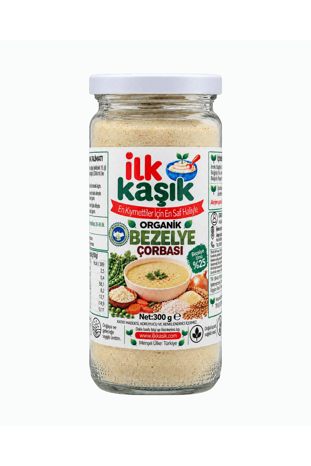 Organik Bezelye Çorbası Karışımı 300 g – İlk Kaşık