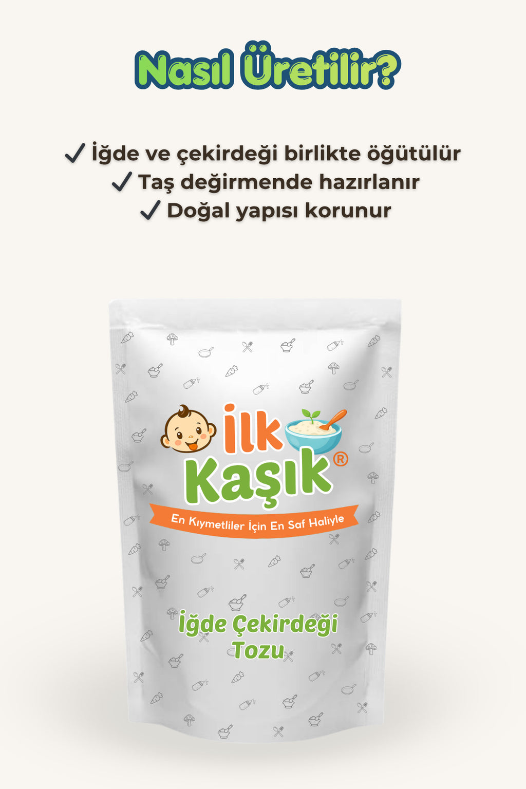 İğde Çekirdeği Tozu 100 g – İlk Kaşık (2)