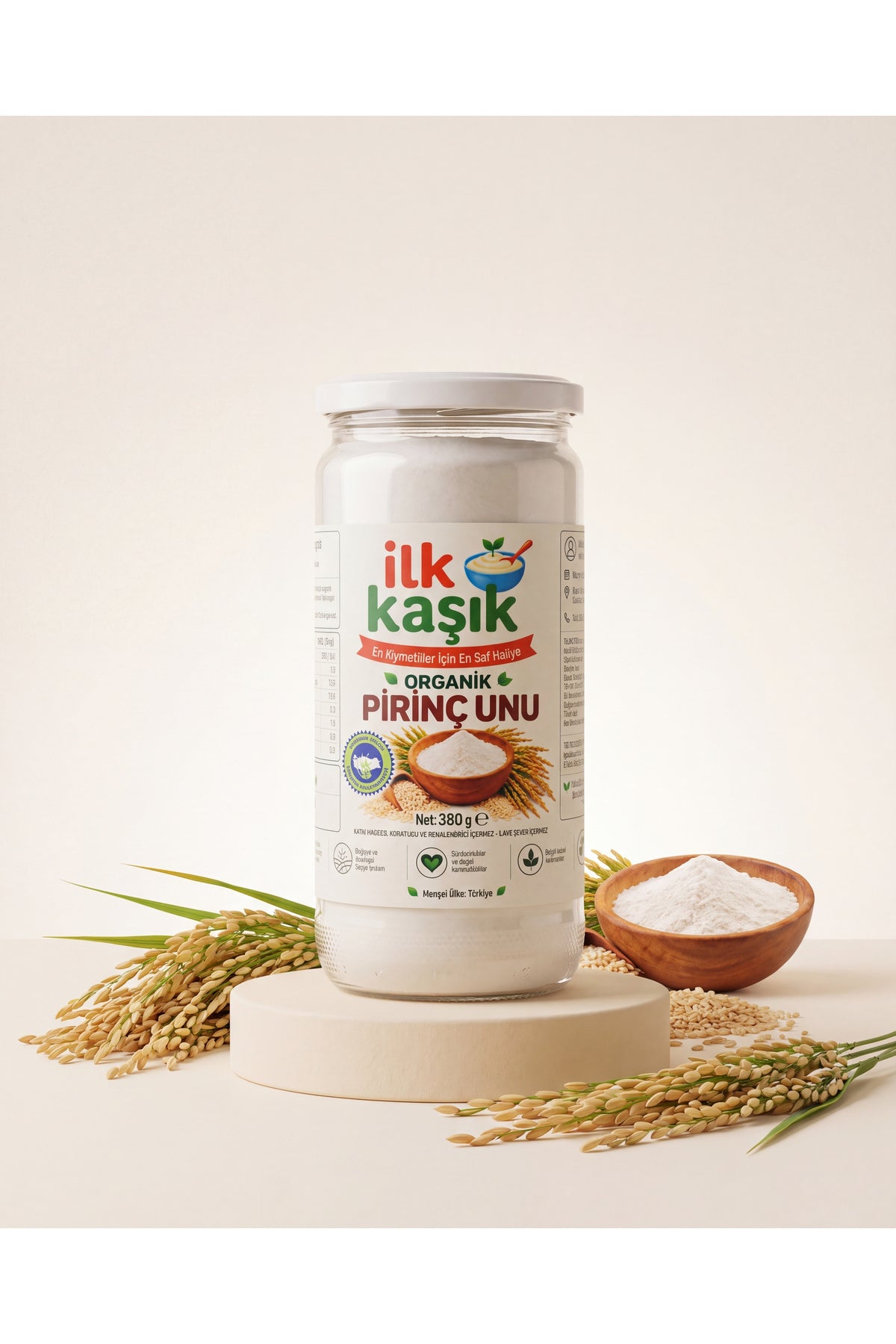 Organik Pirinç Unu 380 g – İlk Kaşık (2)
