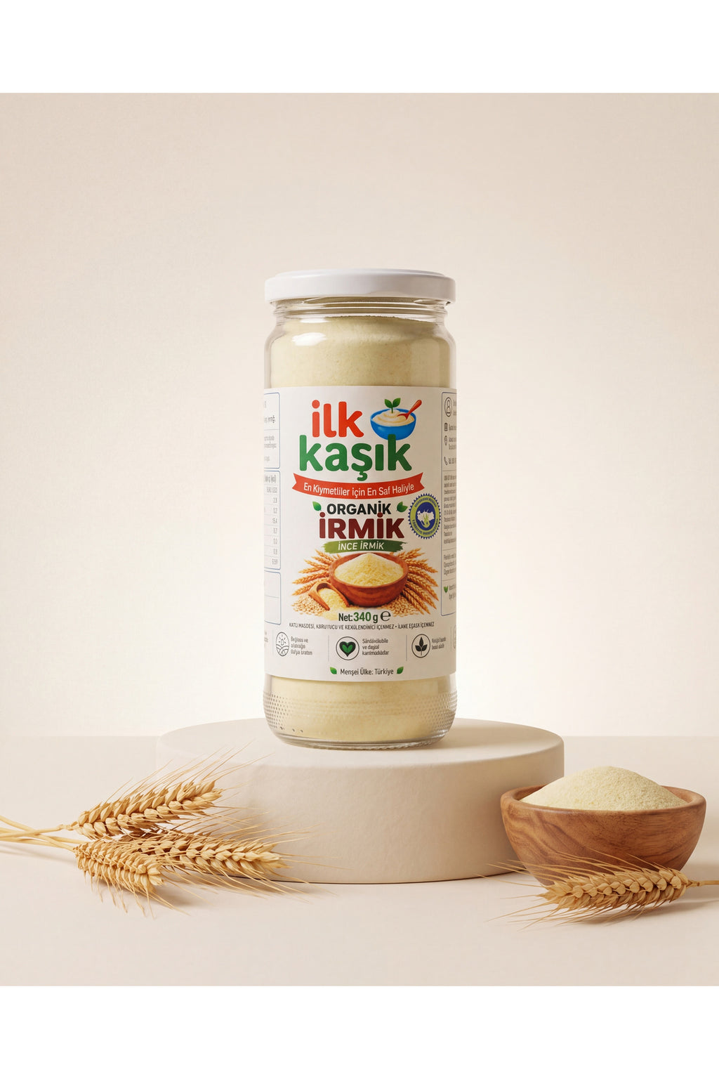 Organik İrmik Unu 340 g – İlk Kaşık (3)