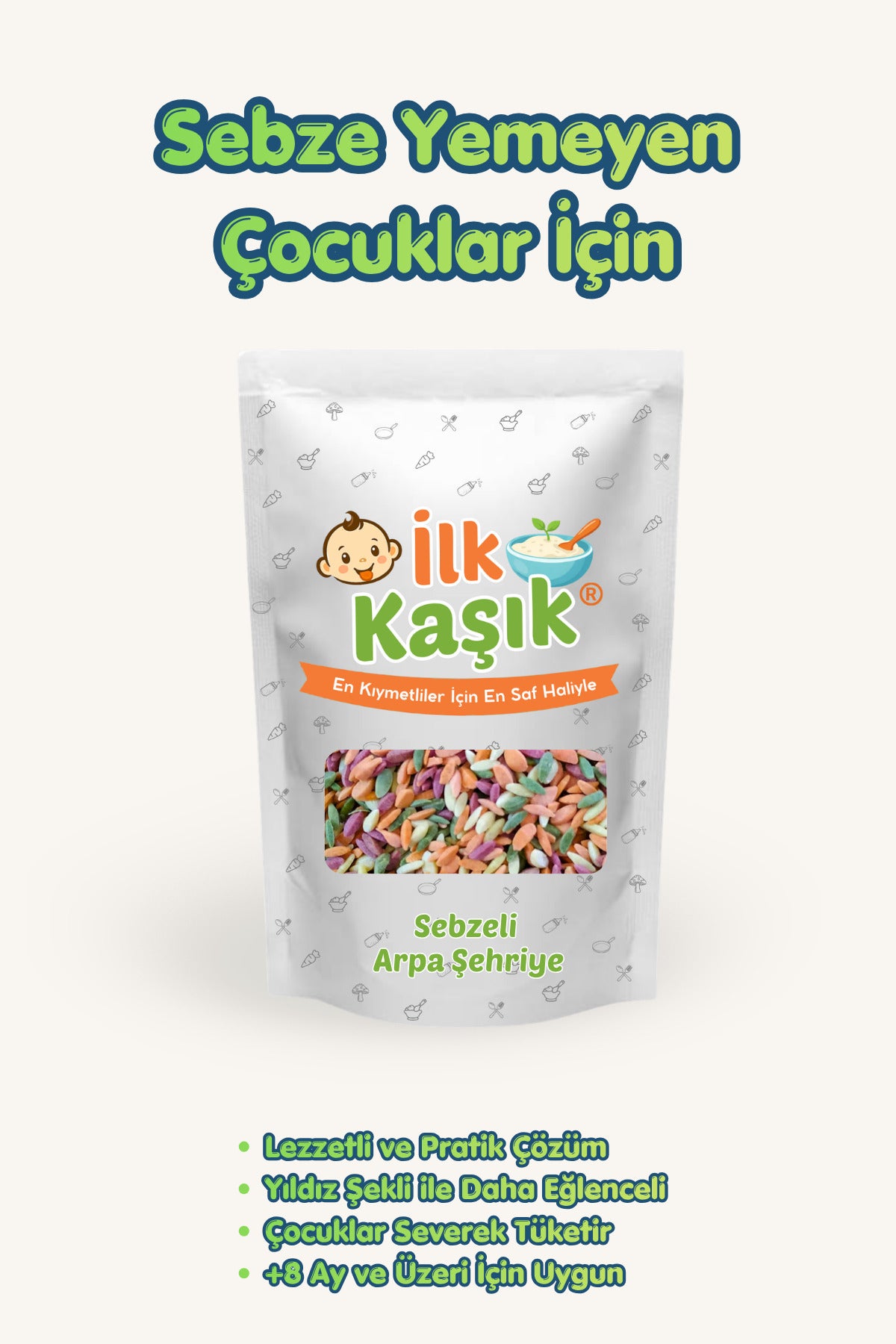 Sebzeli Arpa Şehriye 200 g – İlk Kaşık (2)