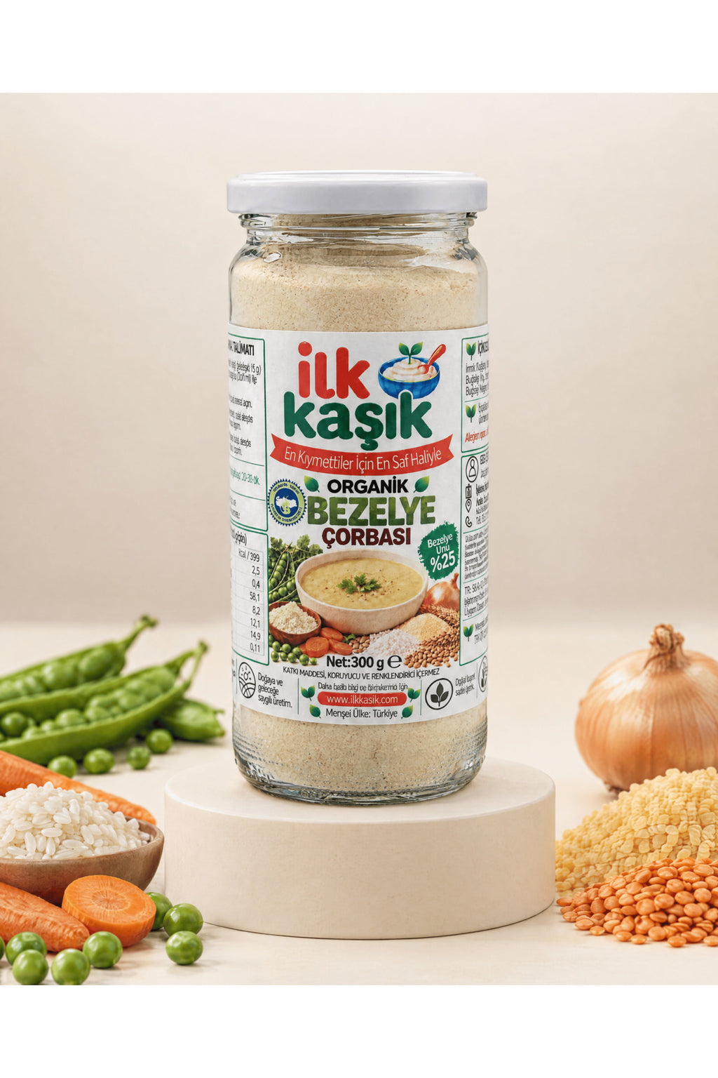 Organik Bezelye Çorbası Karışımı 300 g – İlk Kaşık (2)