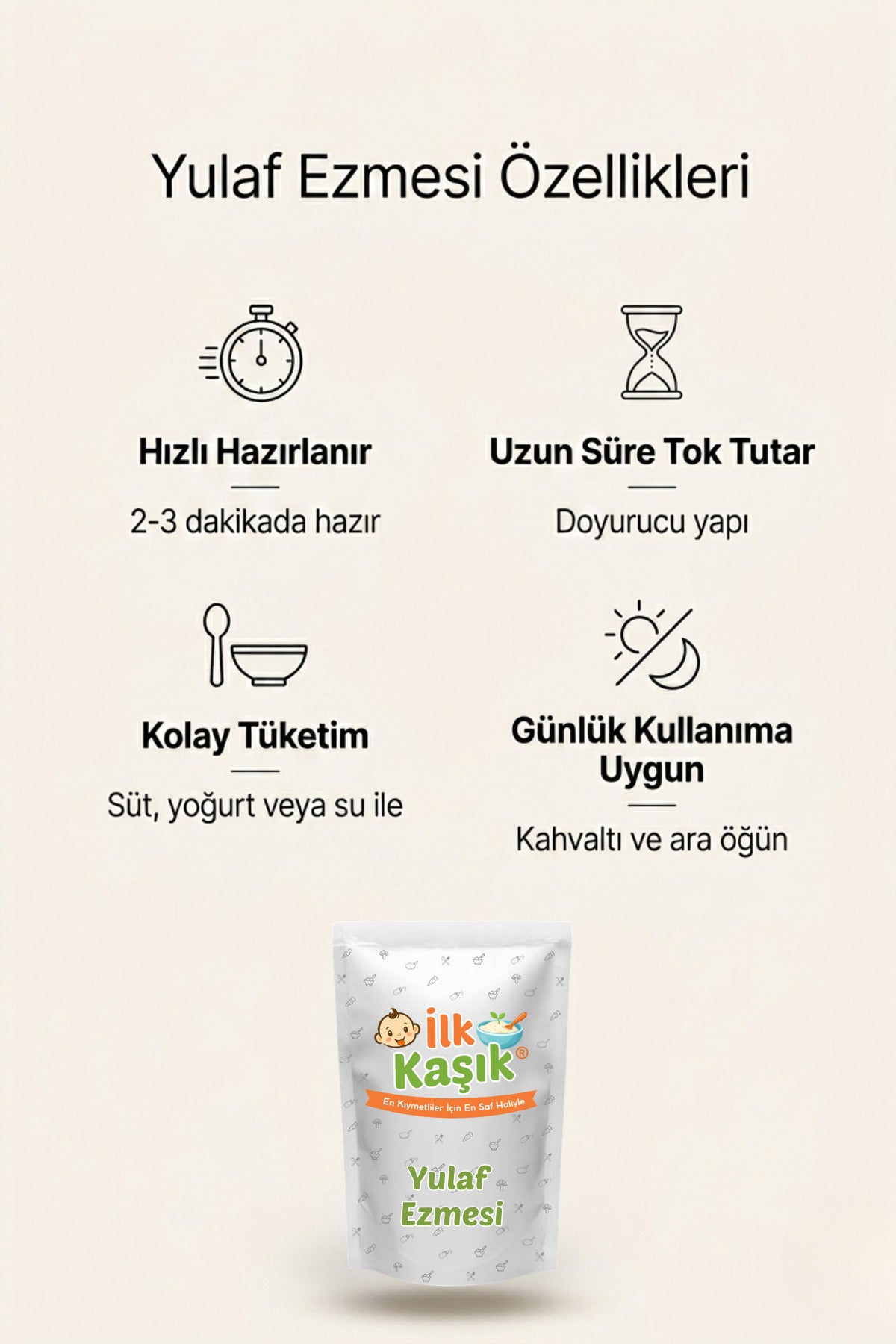 Yulaf Ezmesi 200 g – İlk Kaşık (2)