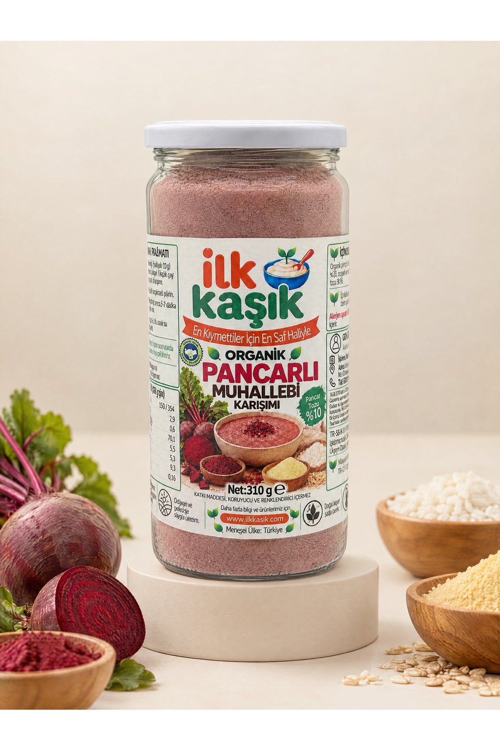 Organik Pancarlı Muhallebi Karışımı 310 g – İlk Kaşık (3)