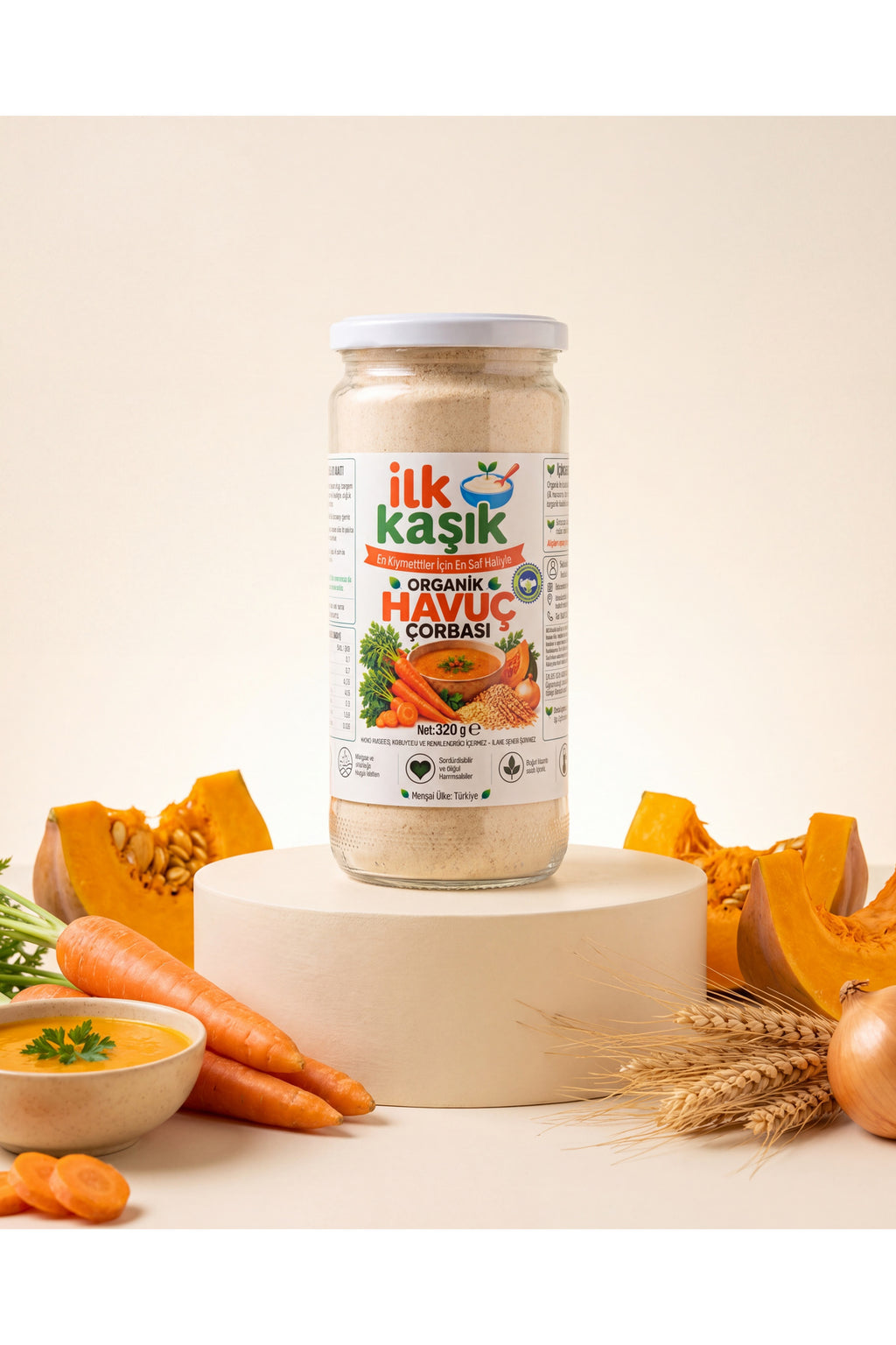 Organik Havuç Çorbası Karışımı 320 g – İlk Kaşık (2)