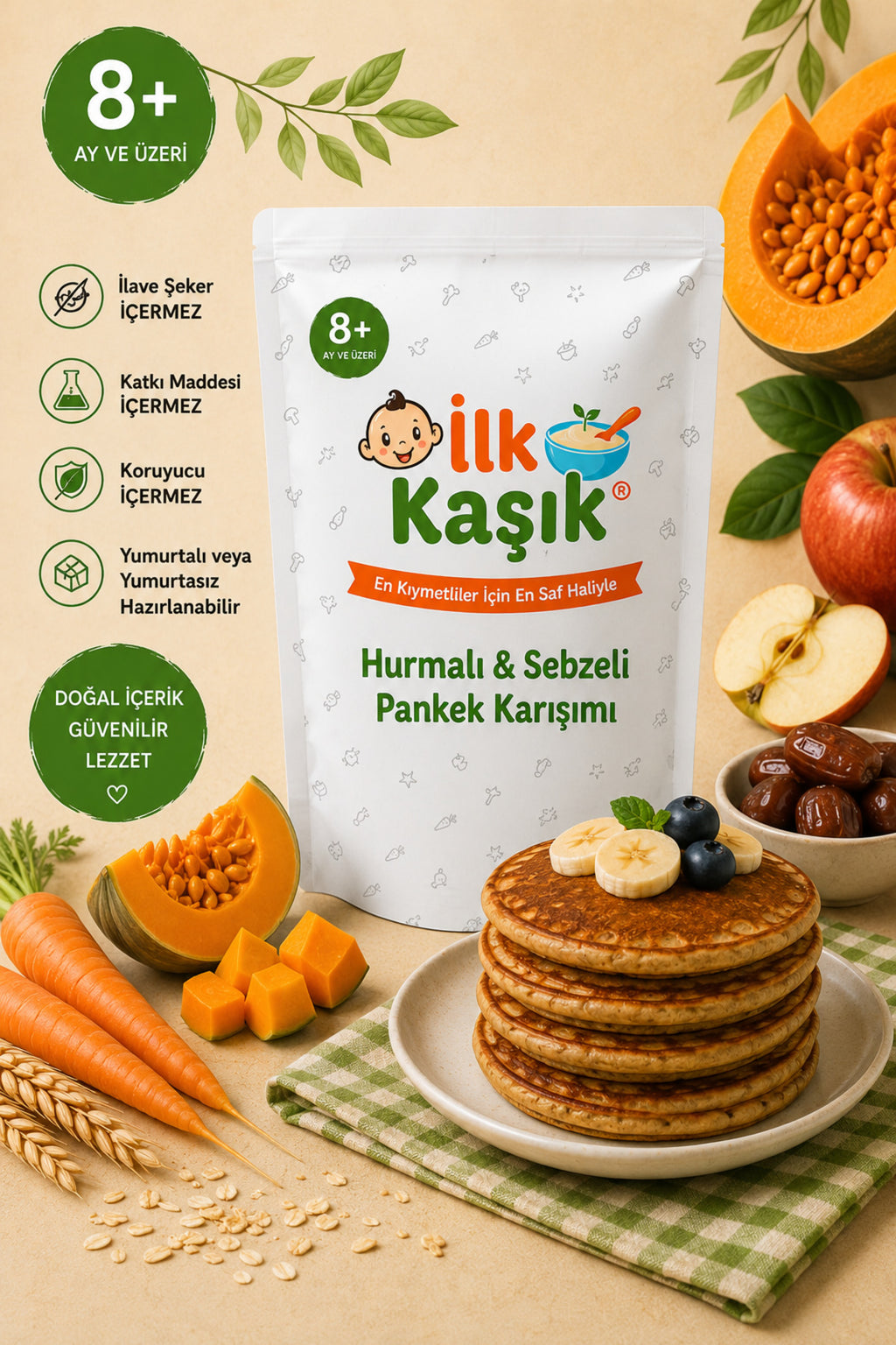 Hurmalı Sebzeli Pankek Karışımı 200 g – İlk Kaşık (5)