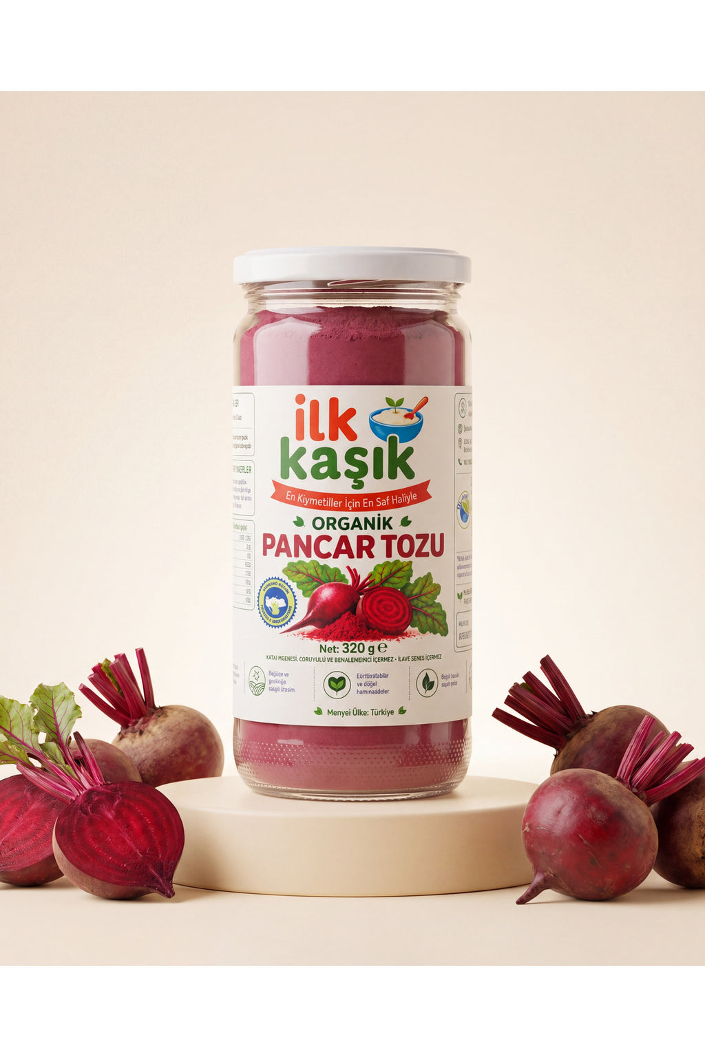 Organik Pancar Tozu 320 g – İlk Kaşık (3)
