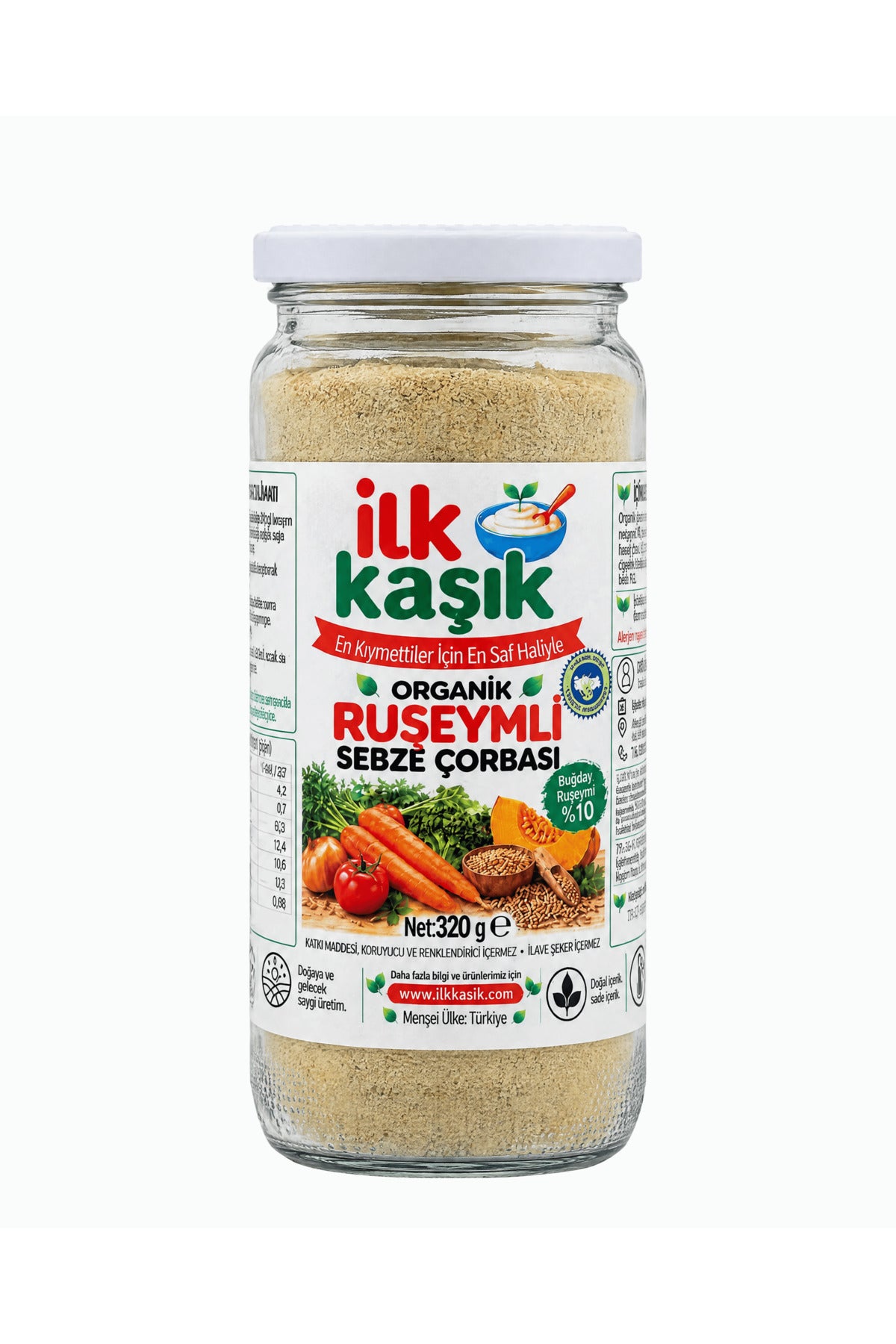 Organik Ruşeymli Sebze Çorbası 290 g – İlk Kaşık